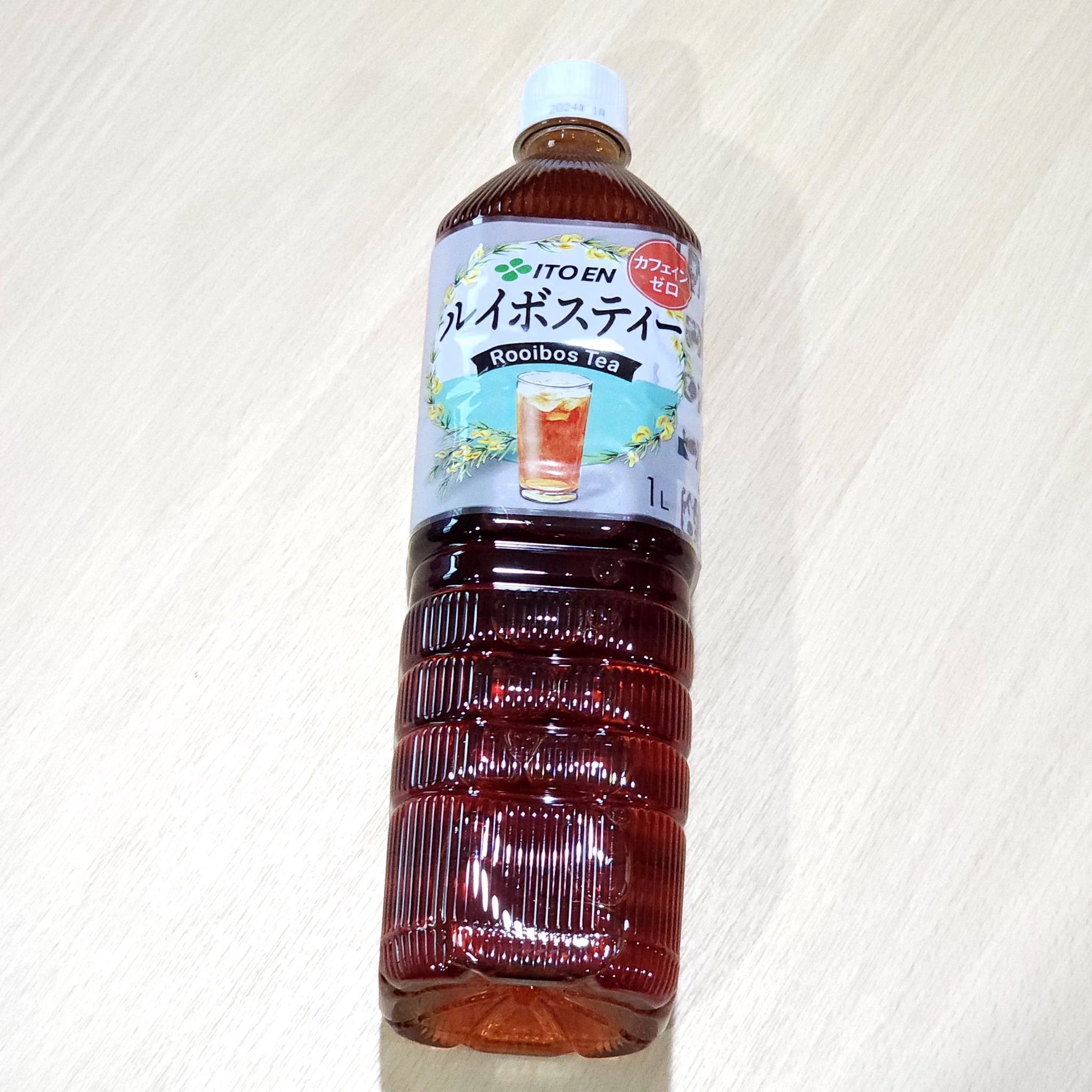 ชารอยบอสขวด 1 ลิตรพร้อมดื่ม ITOEN Rooibos Tea 1L (Caffeine Zero)