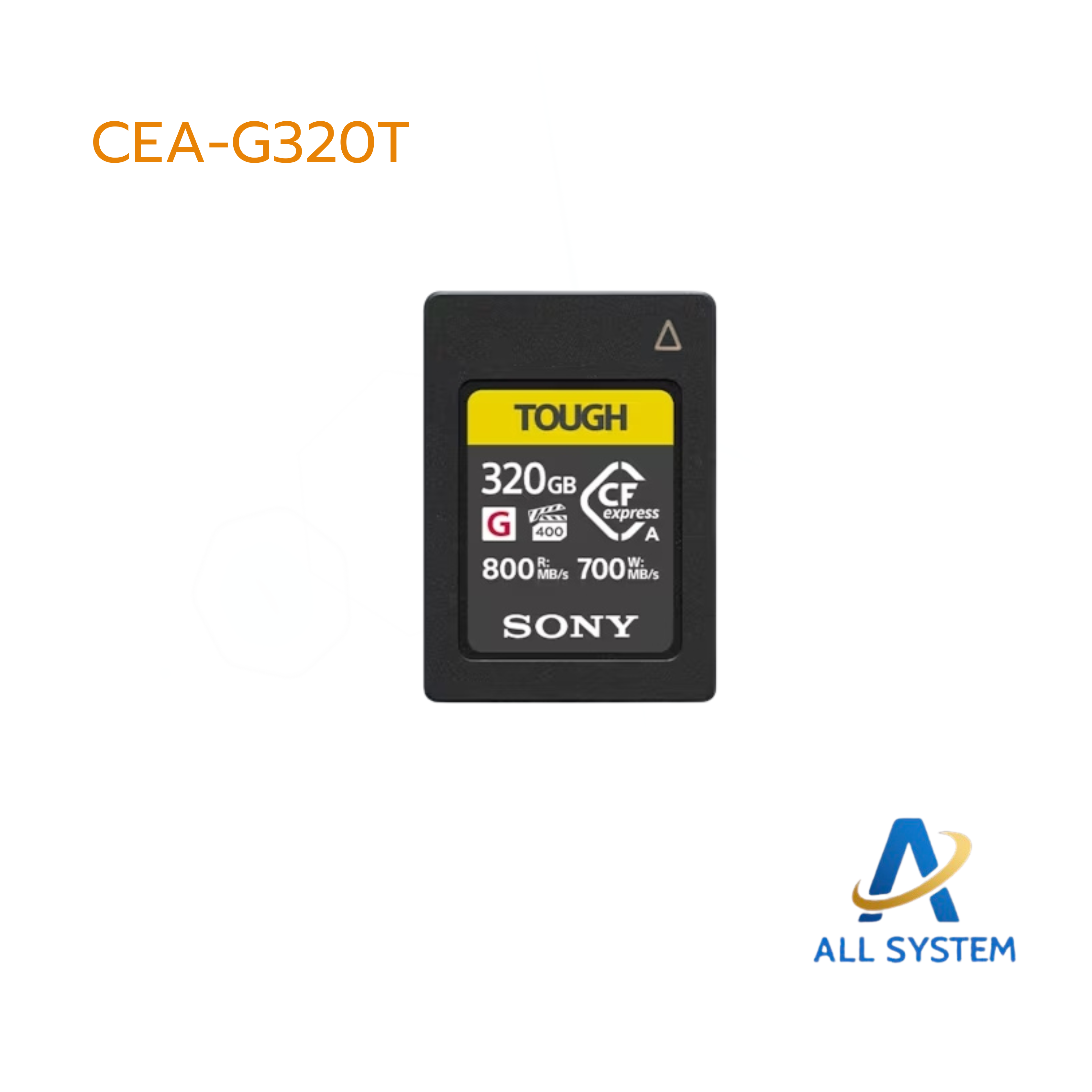 CEA-G320T Sony การ์ดหน่วยความจำ CFexpress Type A ความจุ 320 GB