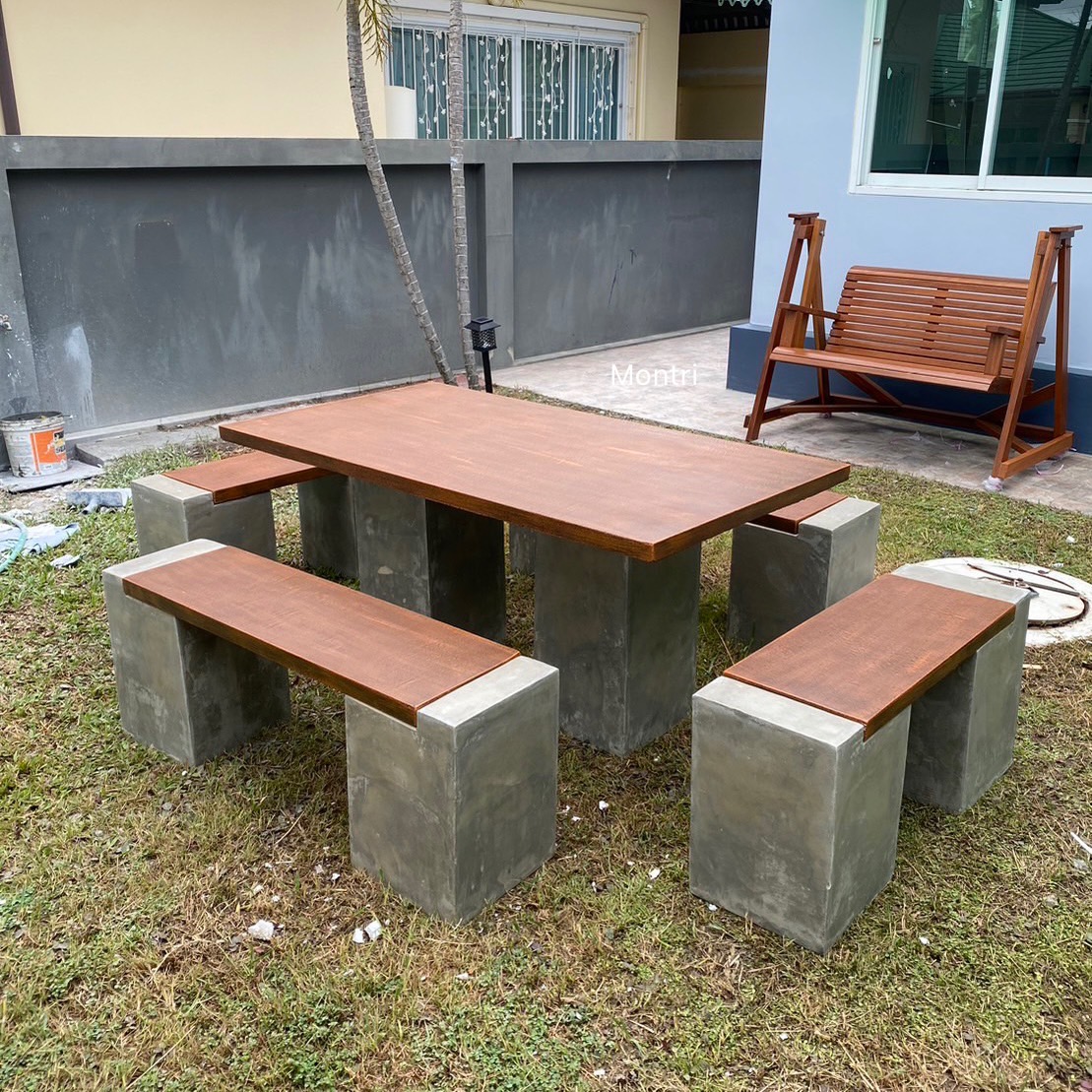 โต๊ะสนามกลางแจ้ง ชุดโต๊ะสนาม ร้านมนตรีศิลป์ ส่งตรงจากโรงงาน โต๊ะสนามกลางแจ้ง ชุดโต๊ะสนาม ชุด 8 ที่นั่ง ขนาด 150*80 cm.