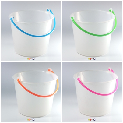 P07979 ถังน้ำแข็ง 0.25 แกลอน (14.5*14.5*12 cm) สีขาว หูพลาสติก (ราคาส่งต่อ 12 โหล: 144 ใบ:เฉลี่ย 100 บ/โหล)