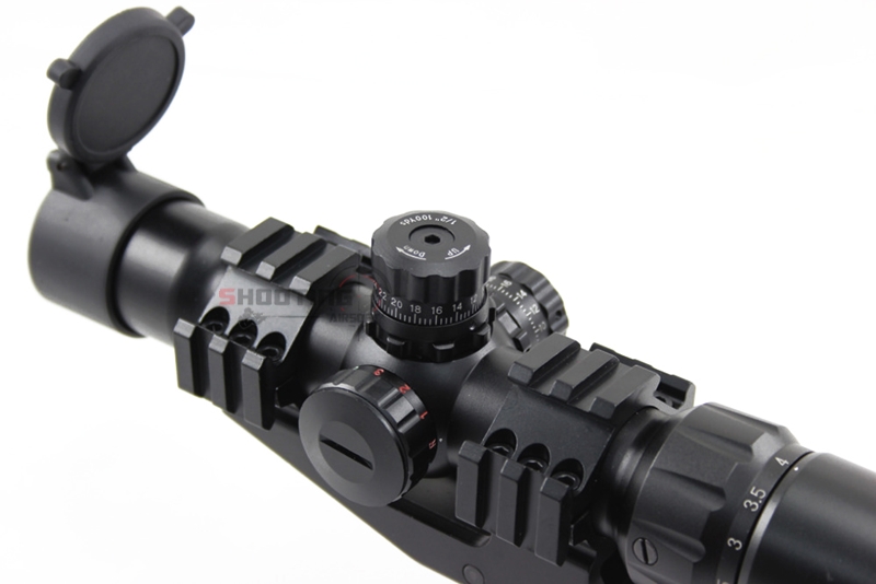กล้องเล็งไว Scope ANS Optical 1.5-4x30 CQB เป้า MIL-DOT