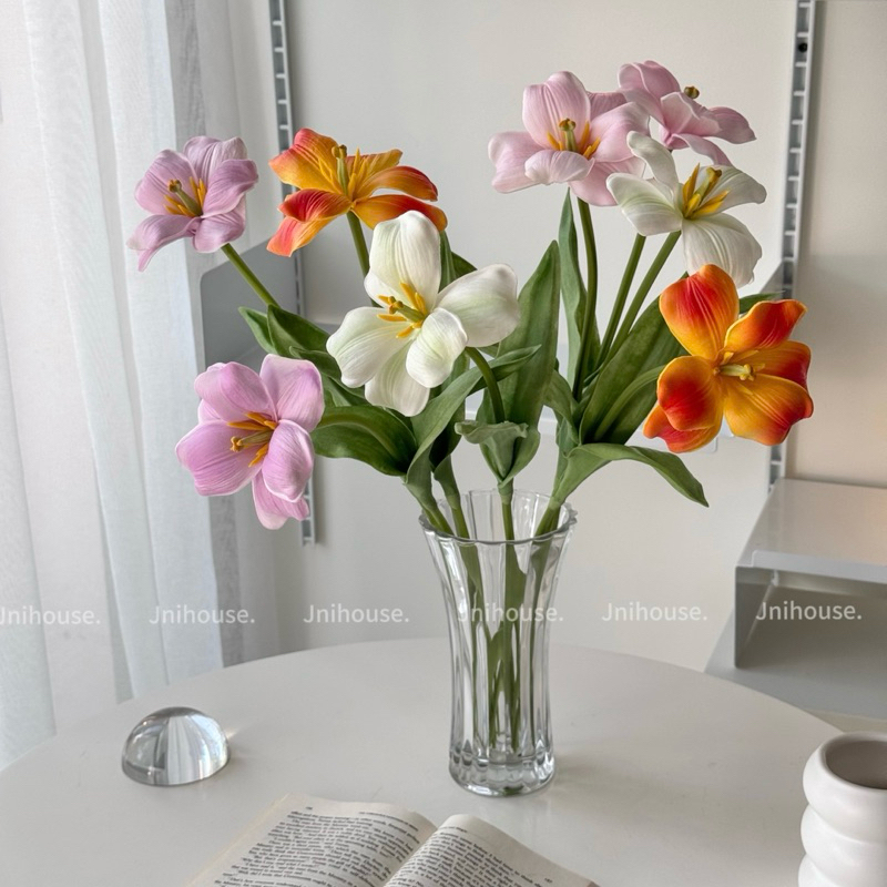 [พร้อมส่ง] Jnihouse : Blooming Tulip ดอกไม้ประดิษฐ์ ดอกทิวลิป