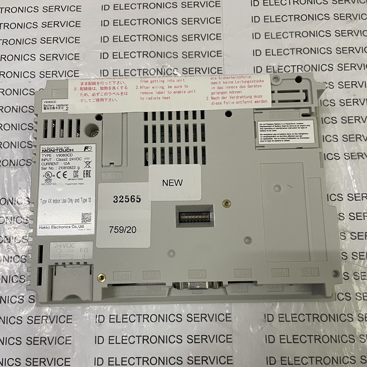 HMI " HAKKO " MODEL : V9080ICD