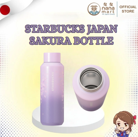 🌸✨ กระบอกน้ำ Starbucks Japan Sakura Ombre Bottle – ลิมิเต็ดญี่ปุ่นแท้ ✨🌸