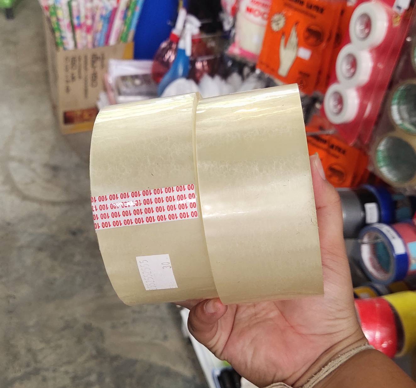 เทป เทปสีใส ติด ม้วนเดียวสุดคุ้ม ขนาด 2 นิ้ว กาวเหนียว