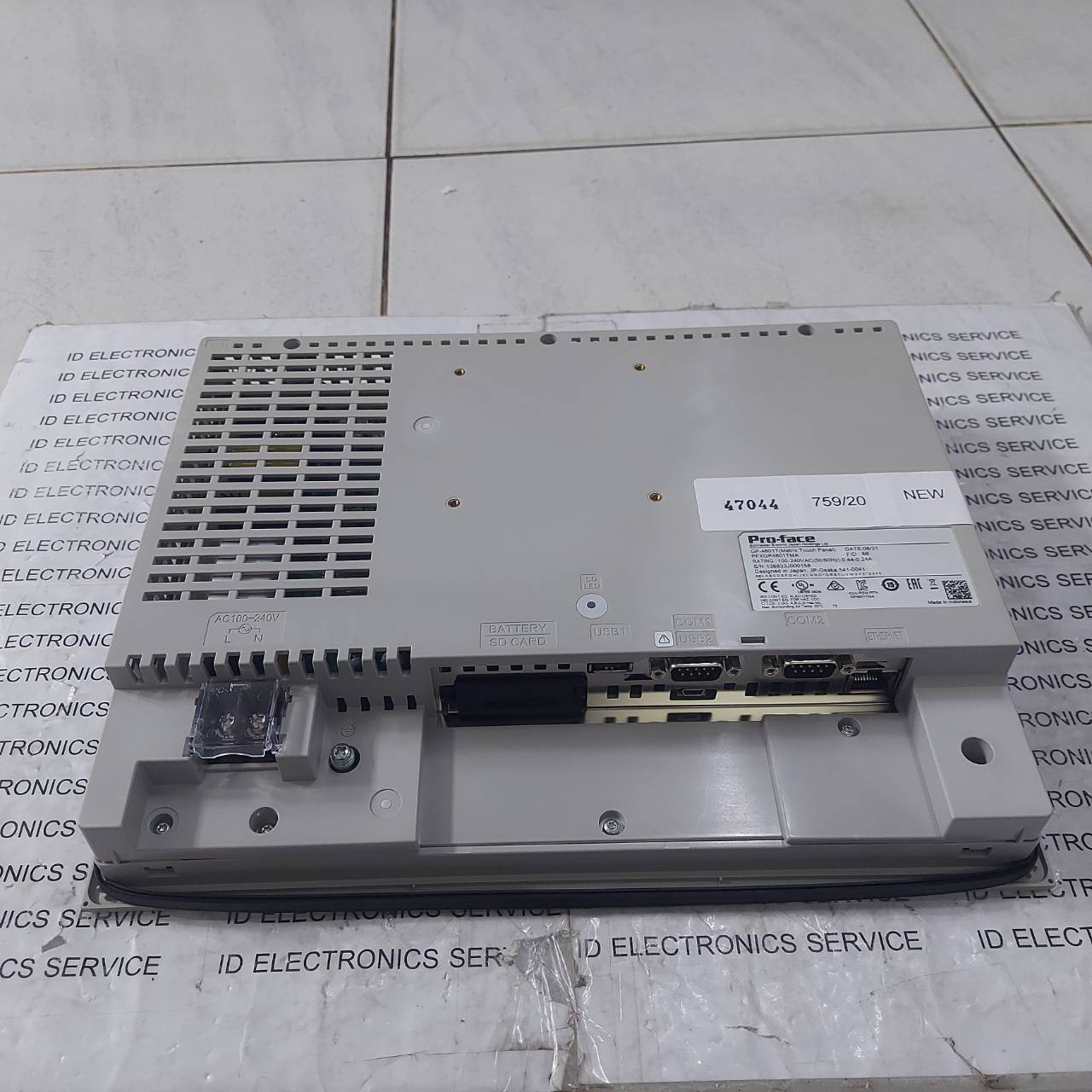 HMI " PROFACE " MODEL : PFXGP4601TMA