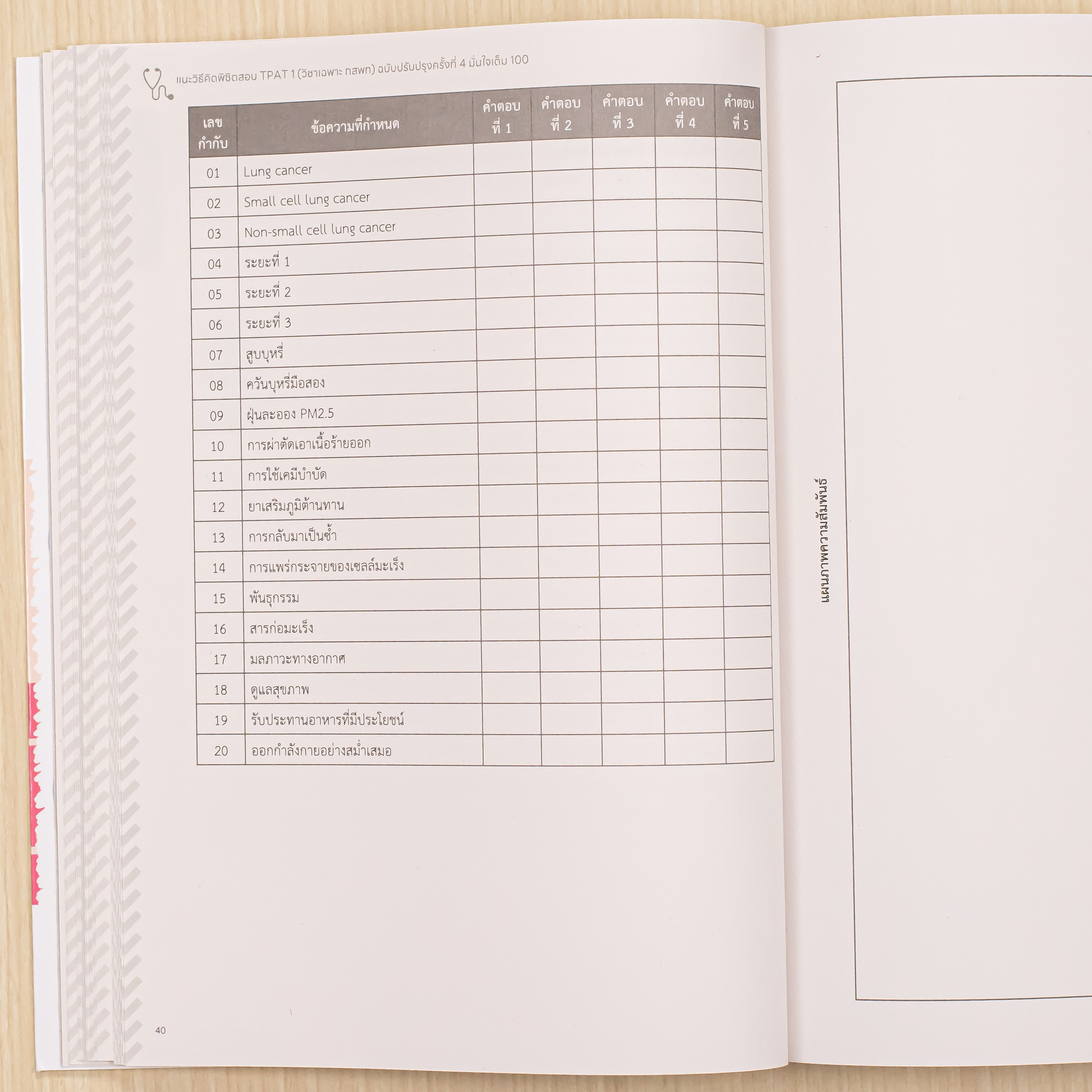 Infopress (อินโฟเพรส) หนังสือ แนะวิธีคิดพิชิตสอบ TPAT 1 (วิชาเฉพาะ กสพท) ฉบับปรับปรุงครั้งที่ 4 มั่นใจเต็ม 100 - 11194