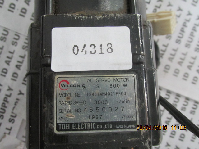 SERVO MOTOR " VELCONIC " MODEL : TS4514N4021E200