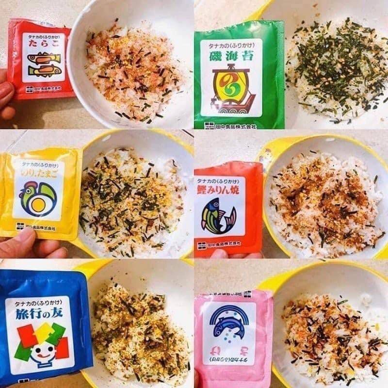 Tanaka Furikake ผงโรยข้าว แบบ 6 รส 30ซอง ห่อใหญ่เบิ้มๆไปเลย