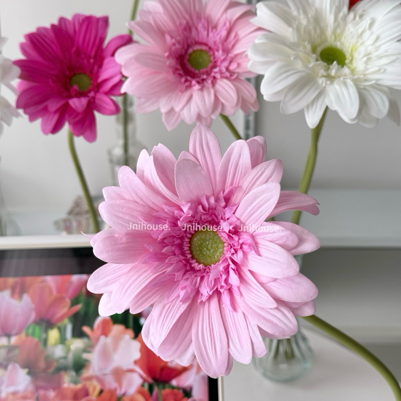 [พร้อมส่ง] Jnihouse : ดอกเยอบีร่า ดอกไม้ประดิษฐ์ [ขนาด Ø13 cm] Gerbera