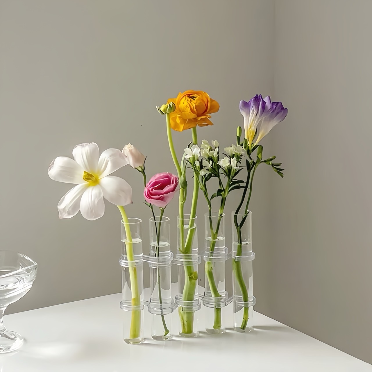 [พร้อมส่ง] Jnihouse : แจกันแท่งใส แจกันแก้ว (Tube Vase)