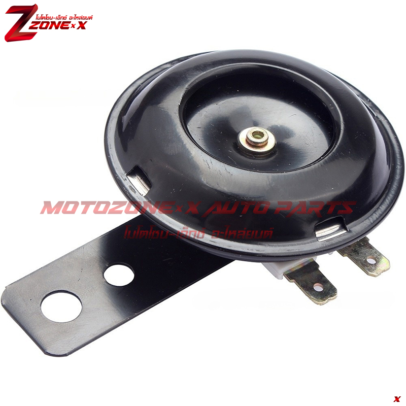 แตรไฟฟ้าสำหรับมอเตอร์ไซค์ Motorcycle Air Horn Kit. Powered by DC 6V/12V/24V/48V/60V universal fits for most Scooters / Mopeds, ATVs, Go-Karts, Vespas, MOTOZONE-X(โมโตโซน-เอ็กซ์) อะไหล่ Part
