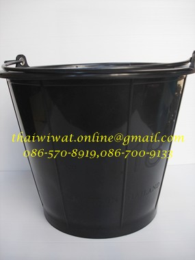 P00444 ถังปูนเบอร์ 16 ดำ DRW (ราคาส่งต่อ 12 ใบ)
