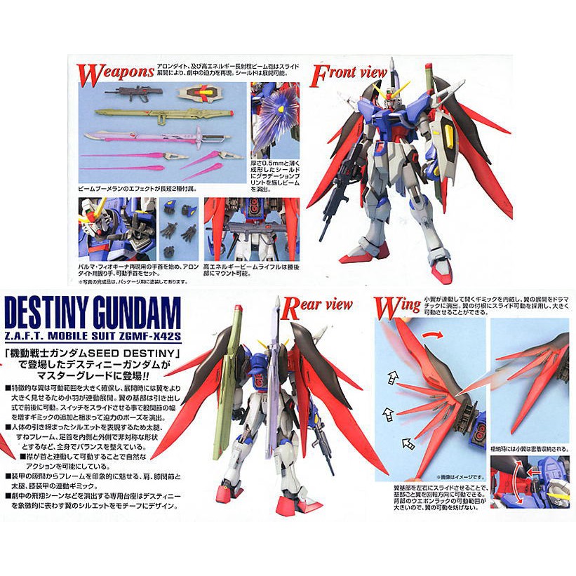 (MG) 1/100 DESTINY GUNDAM ZGMF-X42S