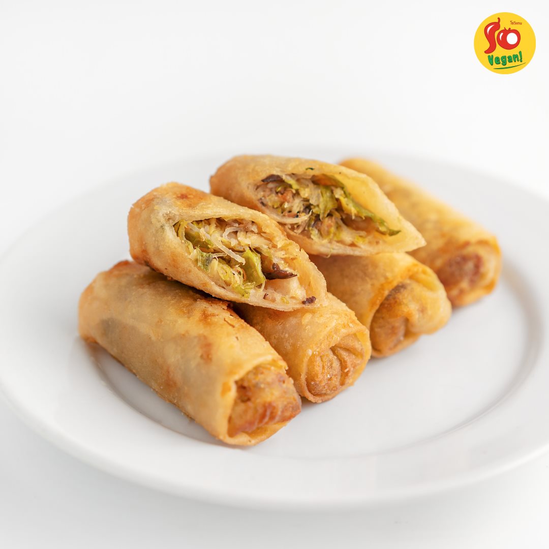 เปาะเปี๊ยะเจ (Thai Spring Roll)