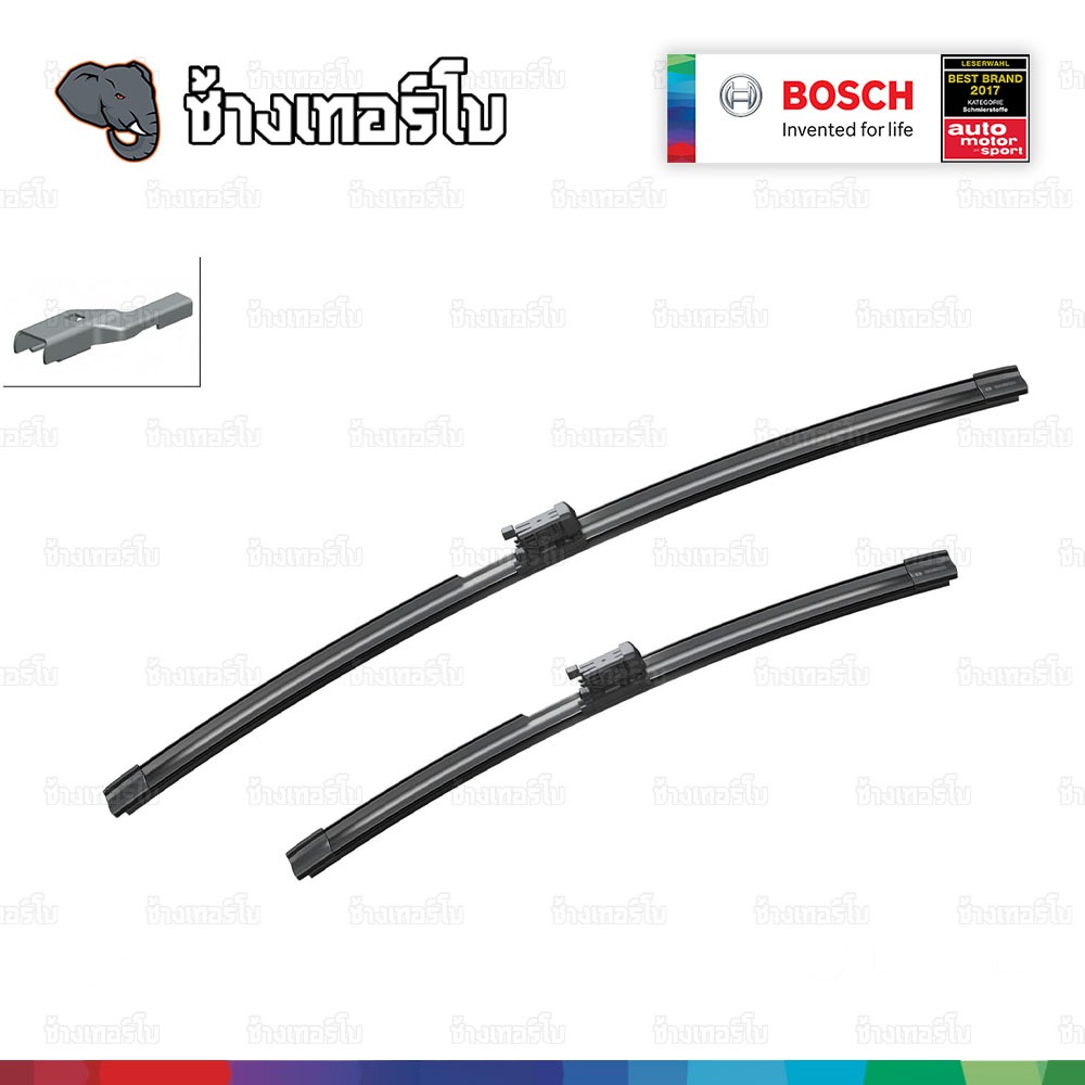 ✅BOSCH ⏩A009J⏪ 24/20 ใช้สำหรับ VOLVO S60 III (224), V60 II (225,227) ขนาด 24+20 นิ้ว | ใบปัดน้ำฝน AEROTWIN