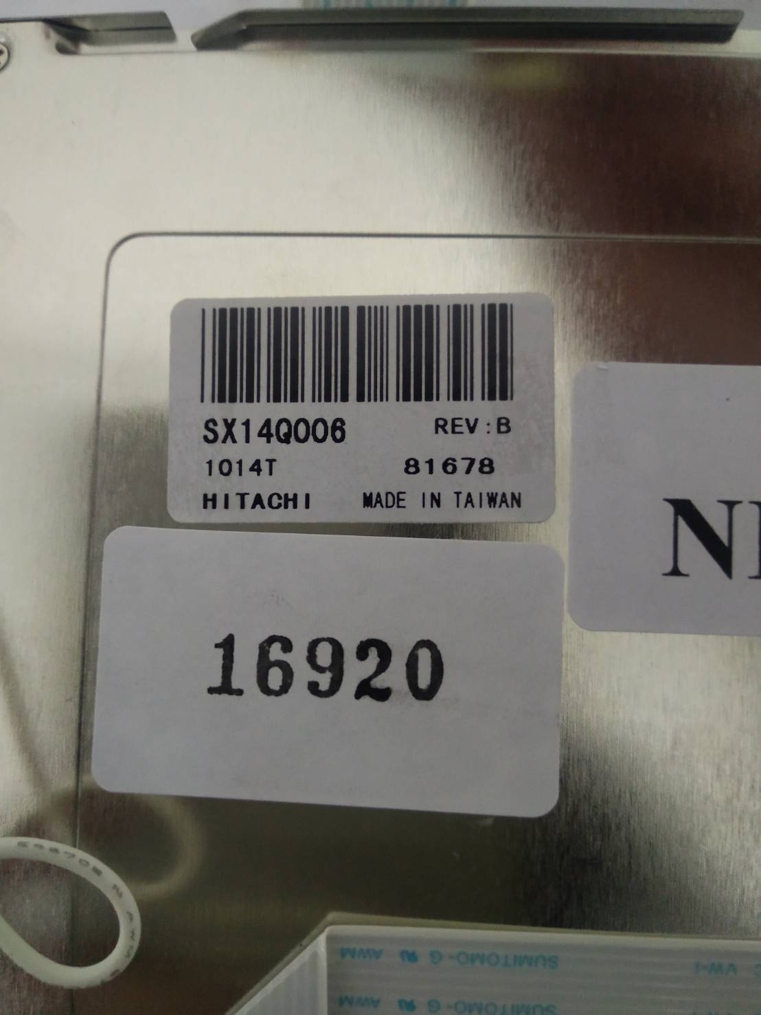 LCD PANEL " HITACHI " MODEL : SX14Q006