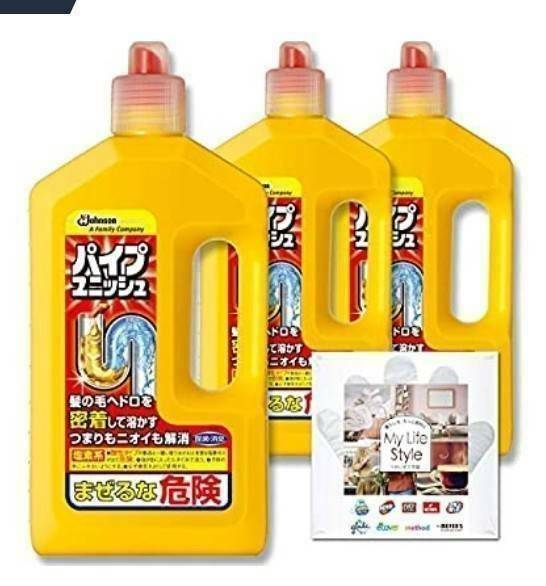น้ำยาขจัดท่ออุดตันผลิตภัณฑ์ทำความสะอาดท่อตัน SC Johnson pipe gel จากญี่ปุ่น ขนาด 800 ml.