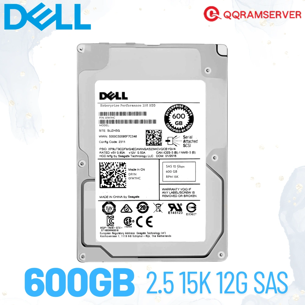 Dell HDD Server 600GB SAS 15k 12Gbps Harddisk Server