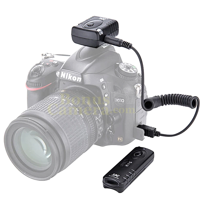JM-M(II) รีโมตคอนโทรลไร้สายนิคอน Z5,Z6,Z6 II,Z7,Z7 II,D600,D610,D750,D780,D7000,D7100,D7200,D7500,Df,D90 Nikon Wireless Remote