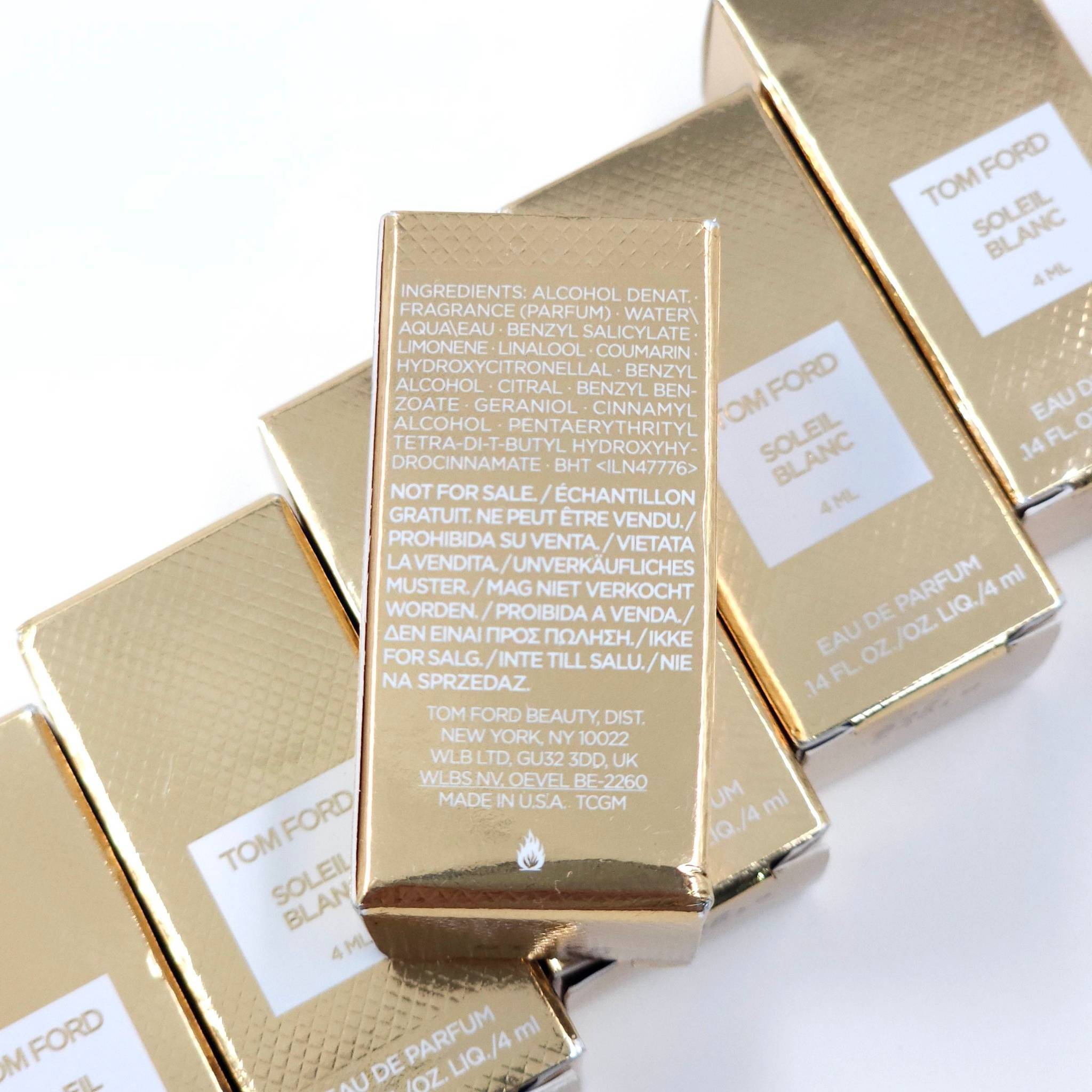 Tom Ford Soleil Blanc Eau de parfum 4 ml น้ำหอม Soleil Blanc ขนาด 4 ml.