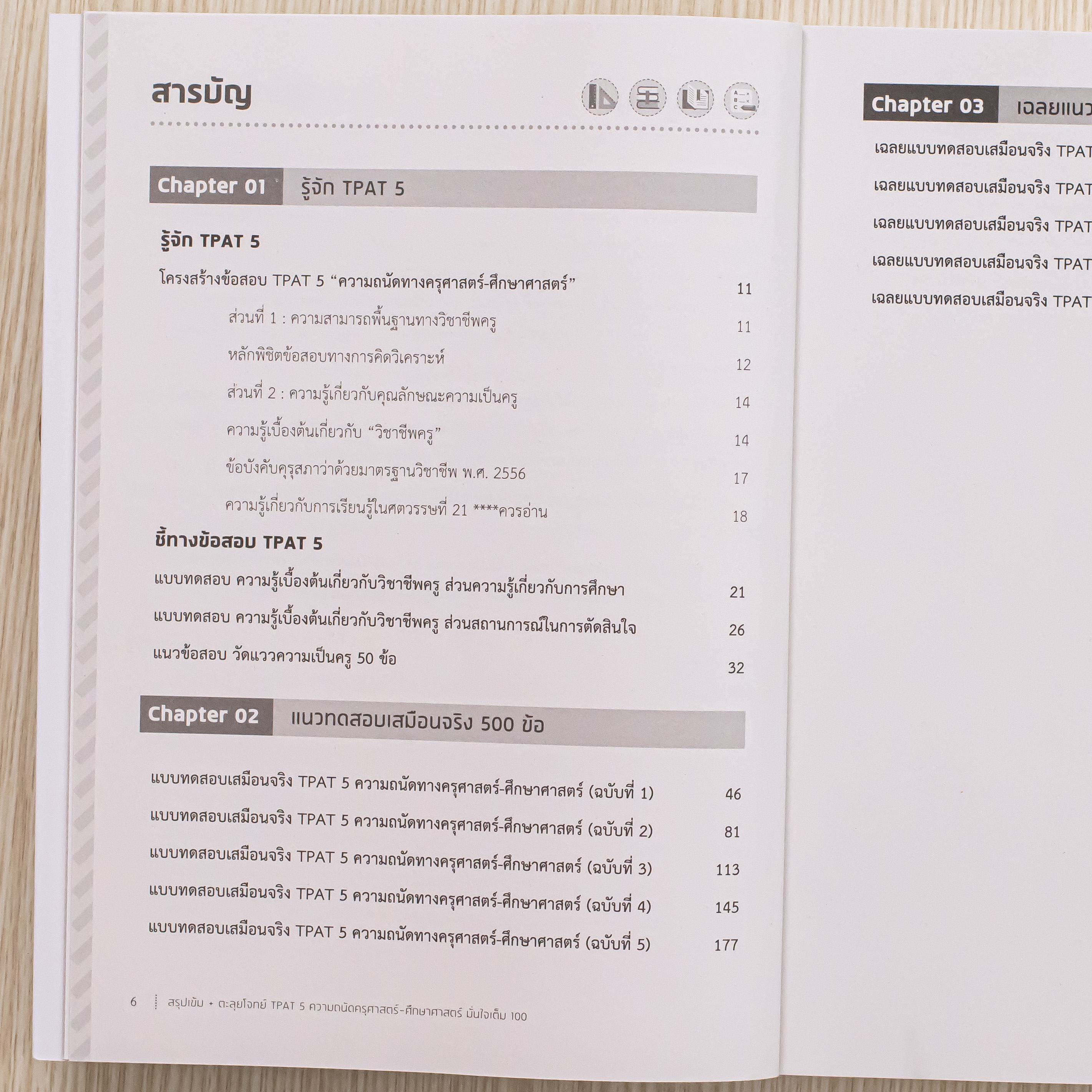Infopress (อินโฟเพรส) หนังสือ สรุปเข้ม + ตะลุยโจทย์ TPAT 5 ความถนัดครุศาสตร์-ศึกษาศาสตร์ มั่นใจเต็ม 100 - 75203