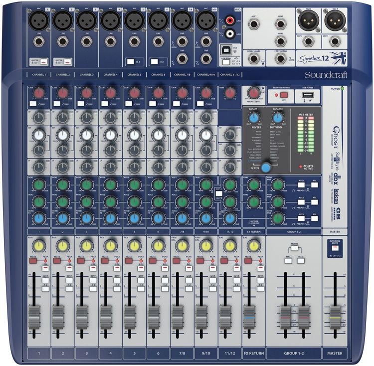 Soundcraft Signature 12 Compact analogue mixing