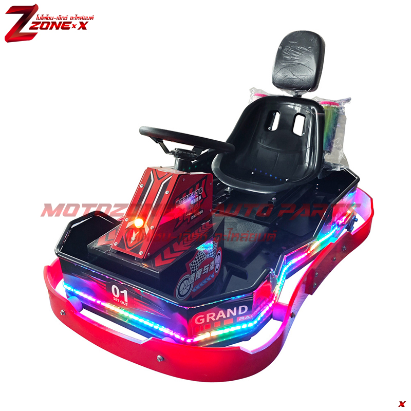 โกคาร์ทเชิงพาณิชย์ สวนสนุก Crazy Drift Go-Kart MOTOZONE-X GKE-008 500w36V 27km/h