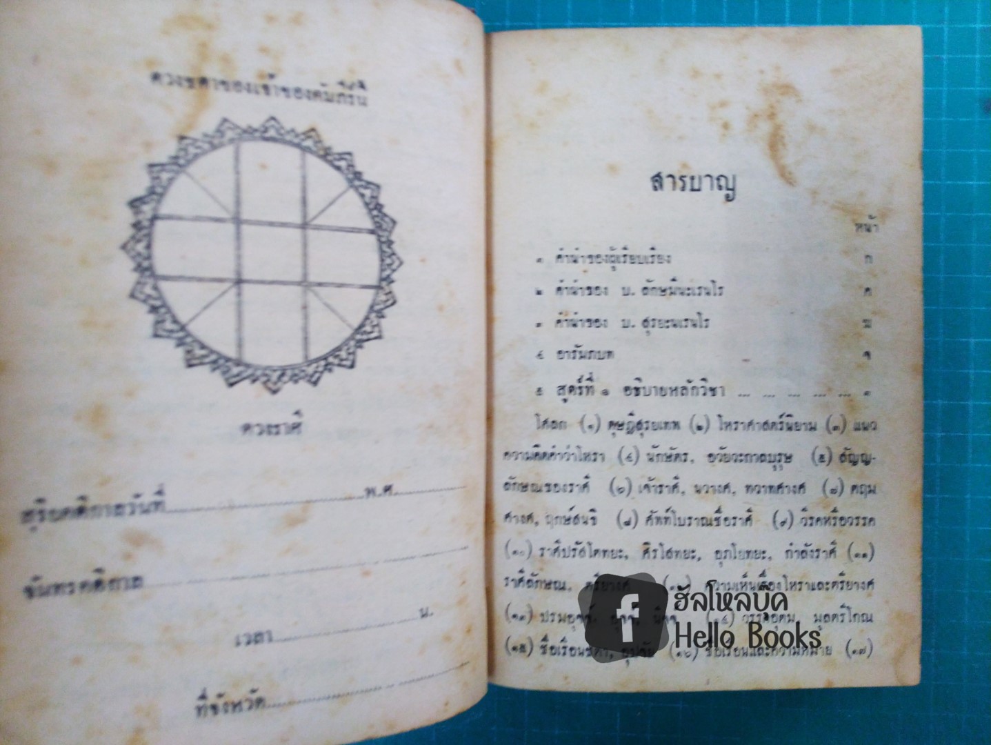 คัมภีร์โหราศาสตร์ พฤหัสชาฏก