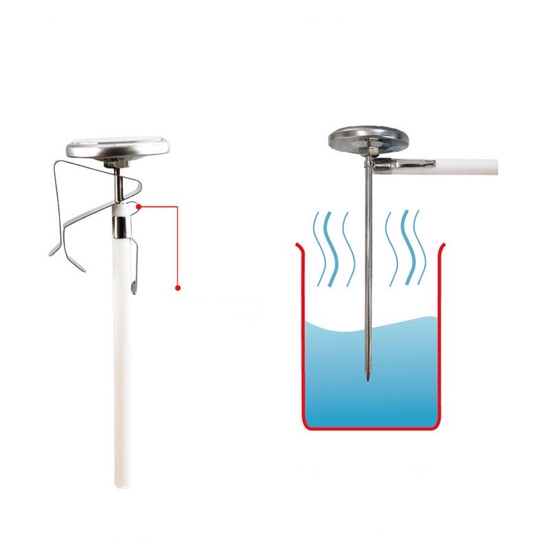 เทอร์โมมิเตอร์ ไม่ต้องใช้ถ่าน 0-100°C Coffee Thermometer