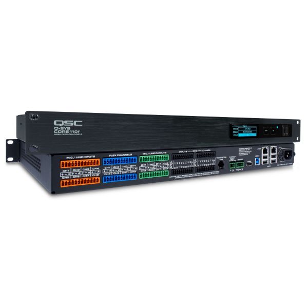 QSC CORE 110f เครื่องปรับแต่งสัญญาณเสียง โปรเซสเซอร์ ระบบดิจิตอล DSP Networking 24 IO + USB