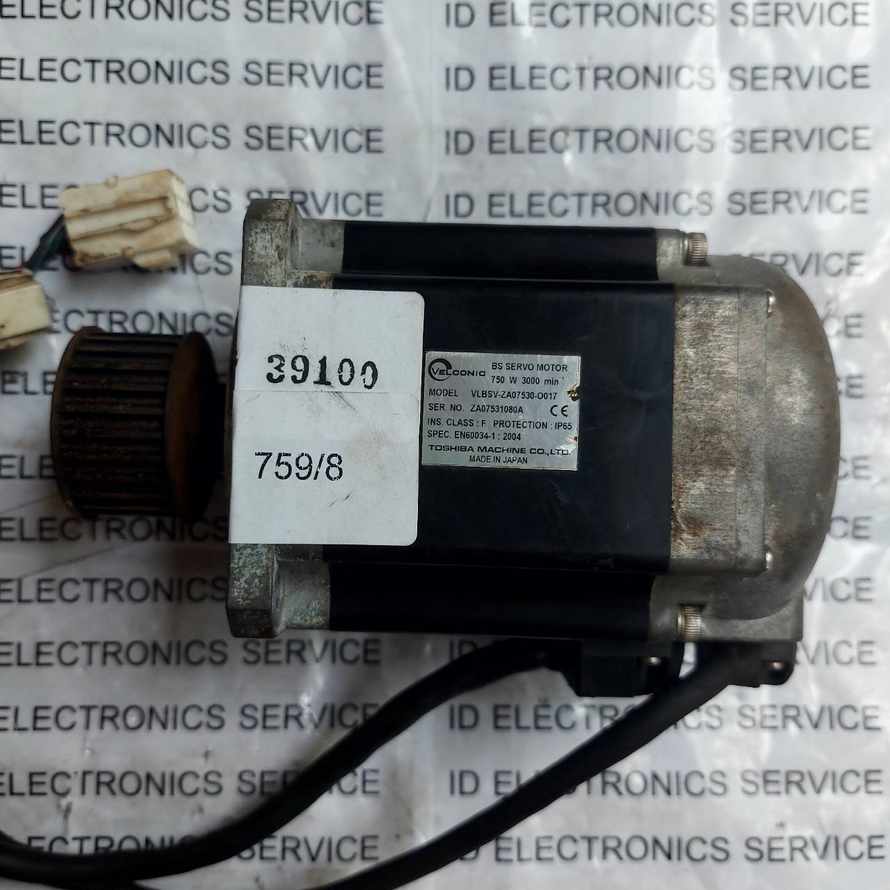 SERVO MOTOR " VELCONIC " MODEL : VLBSV-ZA07530-O017