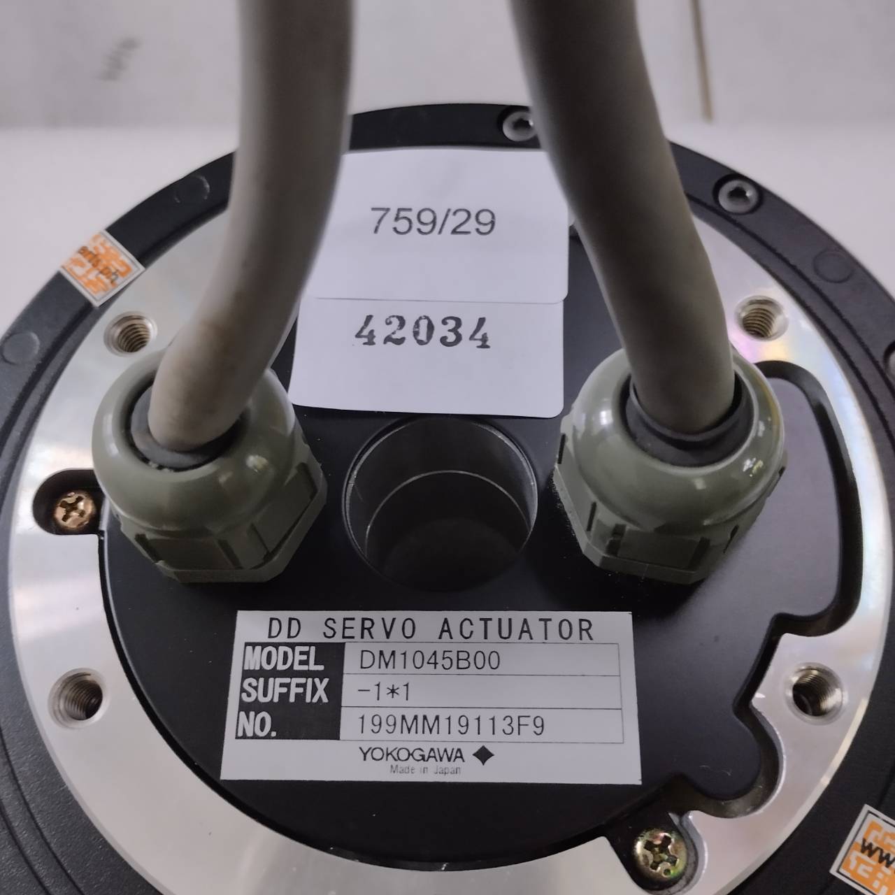 SERVO MOTOR " YOKOGAWA " MODEL : DM1045B00