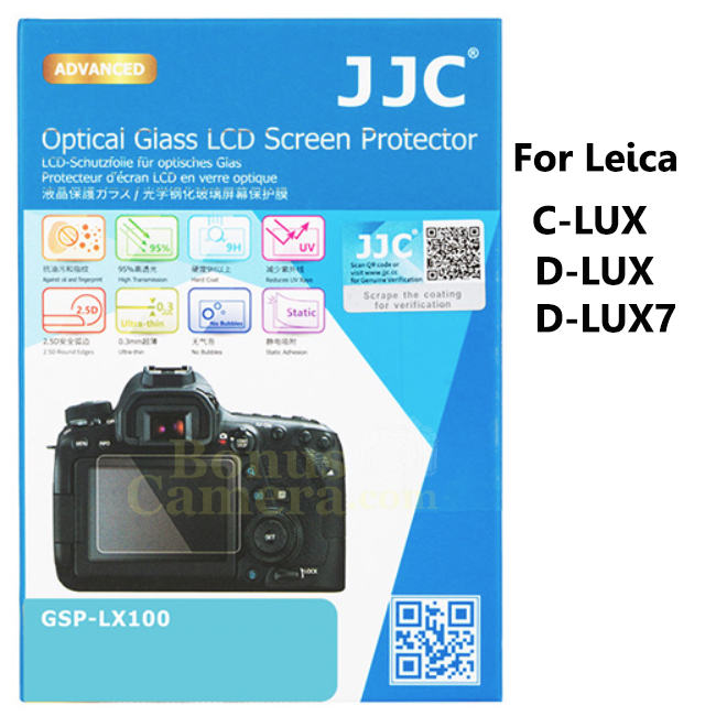 GSP-LX100 กระจกกันรอยจอ Leica C,Leica CL,Leica C-Lux,Leica V-Lux5,Leica D-Lux7,Leica D-Lux(Typ 109) LCD Screen Protector