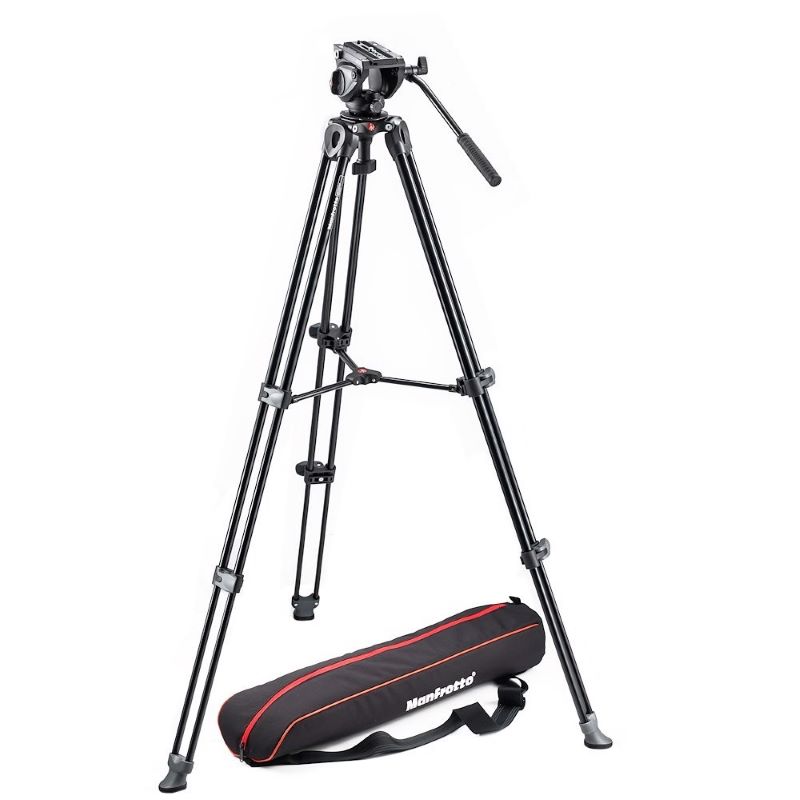 Manfrotto MVK500AM Fluid Video Head Tripod Kit