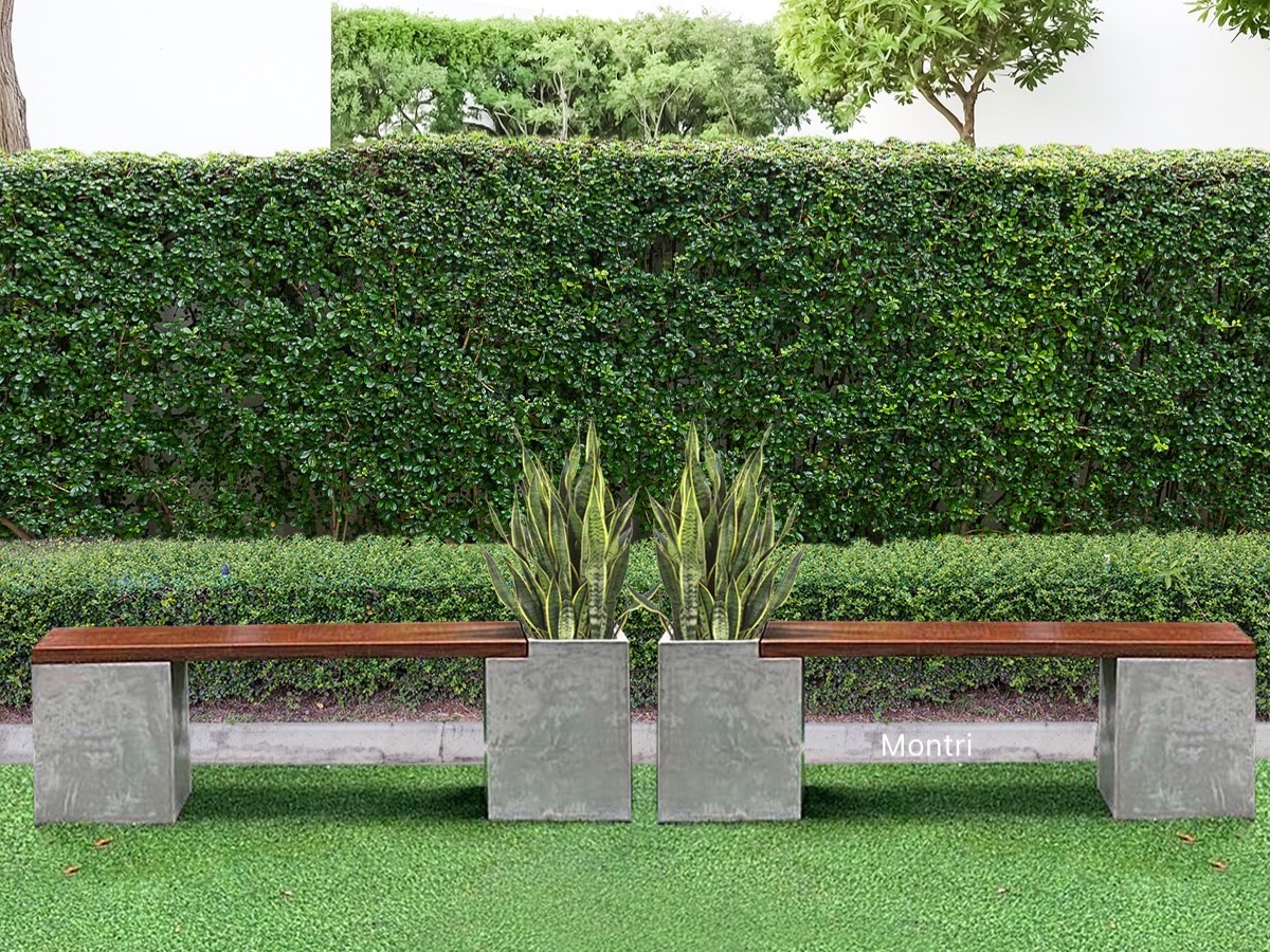 ม้านั่งสนามดีไซน์ทันสมัย ตอบโจทย์ทุกโครงการ ไม่ว่าจะวางในสวนพื้นที่บ้านสวนตัวก็ลงตัว ทนแดดและฝน ขนาด 127 cm.