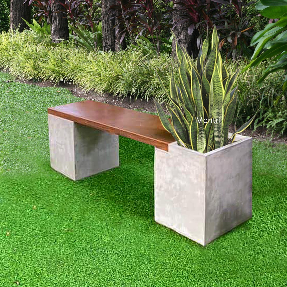 ม้านั่งสนามดีไซน์ทันสมัย ตอบโจทย์ทุกโครงการ ไม่ว่าจะวางในสวนพื้นที่บ้านสวนตัวก็ลงตัว ทนแดดและฝน ขนาด 127 cm.