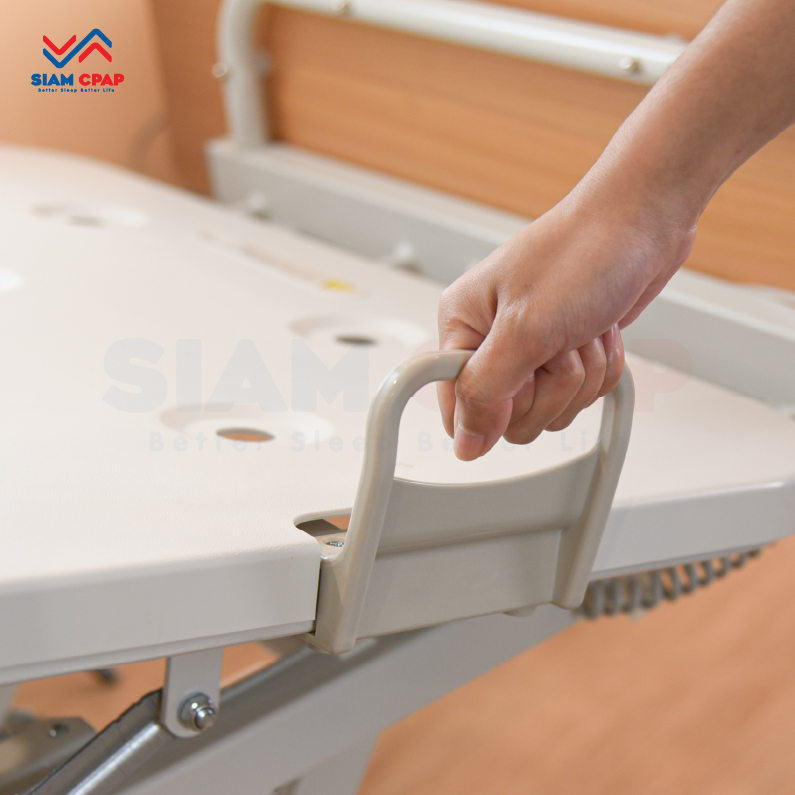 เตียงผู้ป่วยไฟฟ้า 8 ฟังก์ชั่น ปรับขยายความยาวได้ Invacare รุ่น CS8 Floorline King Bed รับประกันศูนย์ไทย 6 ปี