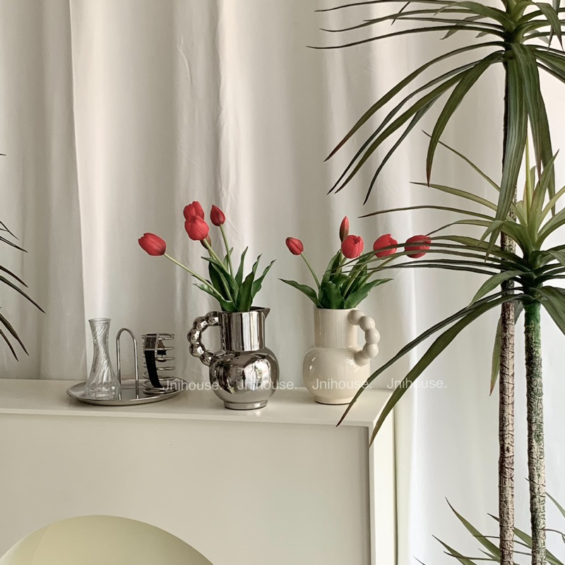 [พร้อมส่ง] Jnihouse : แจกันเซรามิกทรงเหยือกน้ำ (มีให้เลือก 2 สี)