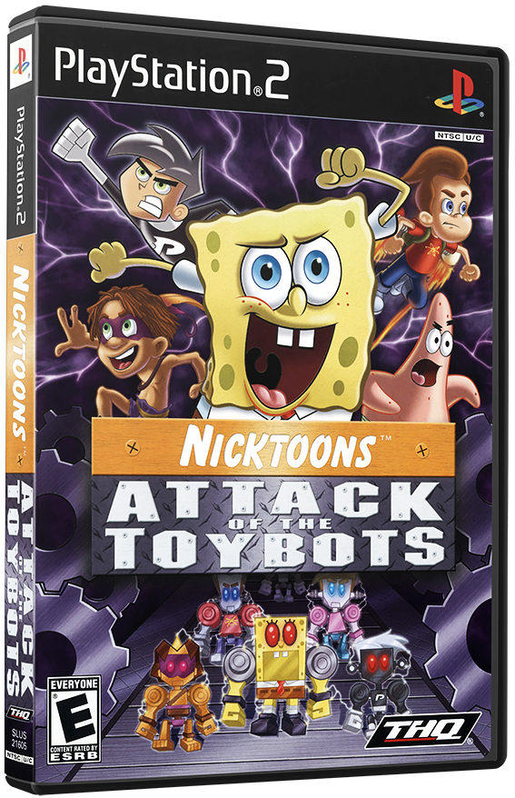 แผ่นเกมส์ PS2 : Nicktoons - Attack of the Toybots