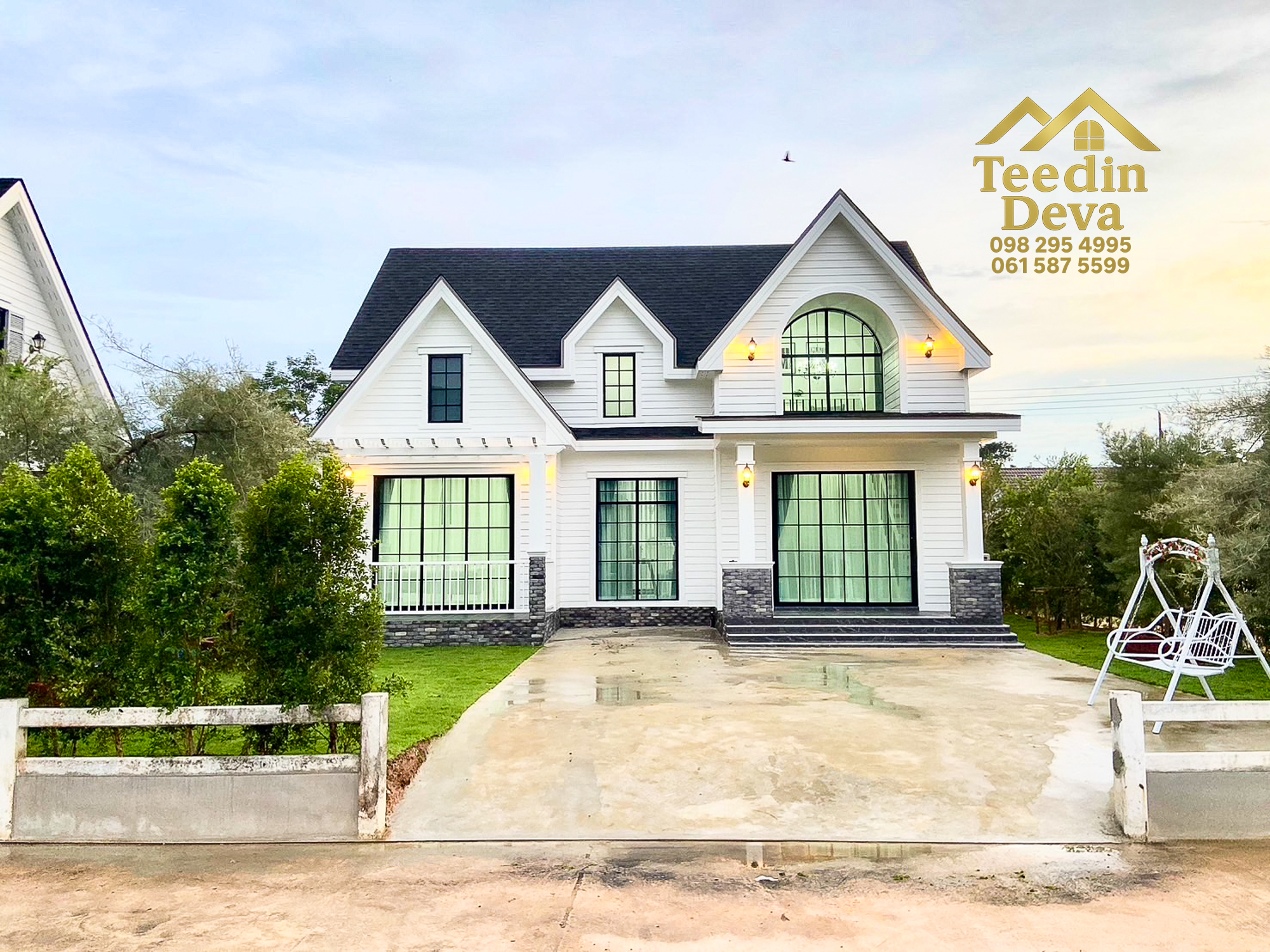 บ้านสไตล์ยุโรปกลางขุนเขา ที่ซ่อนความสุขไว้อย่างเรียบง่าย เนื้อที่ 81.7 ตรว. ต.เขาพระ อ.เมือง จ.นครนายก 🏡✨