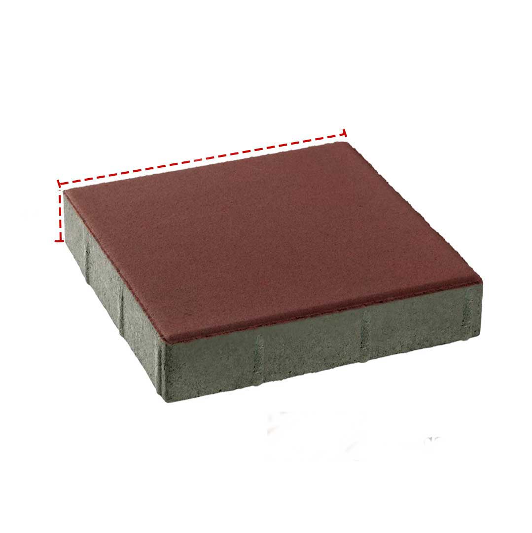 แผ่นปูทางเท้า 30x30x6 ซม. (สีน้ำตาล)