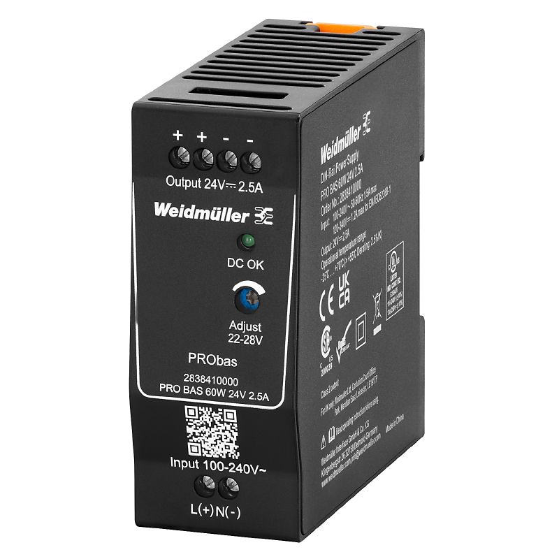Power supply PRO BAS 60W 24V 2.5A