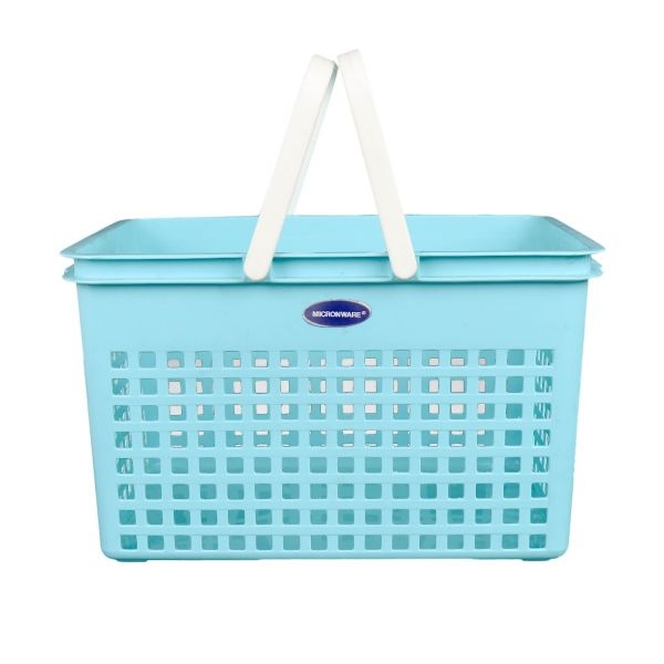 P10845 ตะกร้าหูหิ้ว (30*49*26 cm) No.5921 #5921 (ราคาส่งต่อ 12 ใบ:105 บ/ใบ)