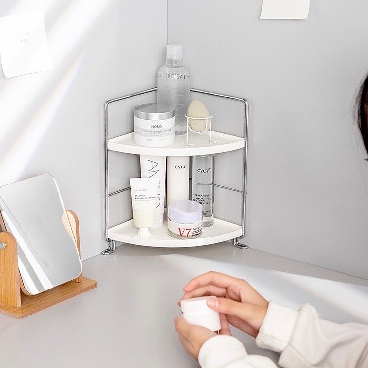 [พร้อมส่ง] Jnihouse : ชั้นวางของพลาสติกโครงสแตนเลส (มี 4 แบบให้เลือก)