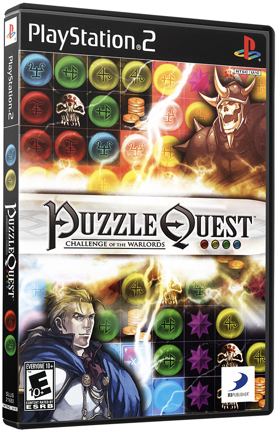 แผ่นเกมส์ PS2 : Puzzle Quest - Challenge of the Warlords