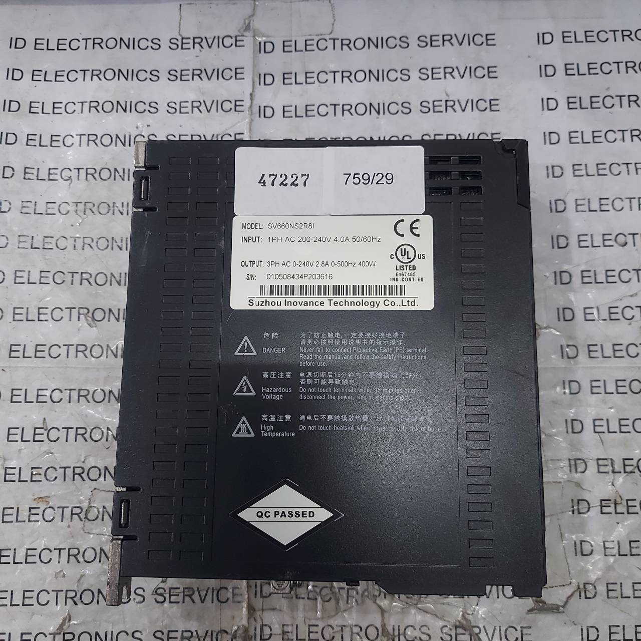 SV660NS2R8I DRIVE "INOVANCE"