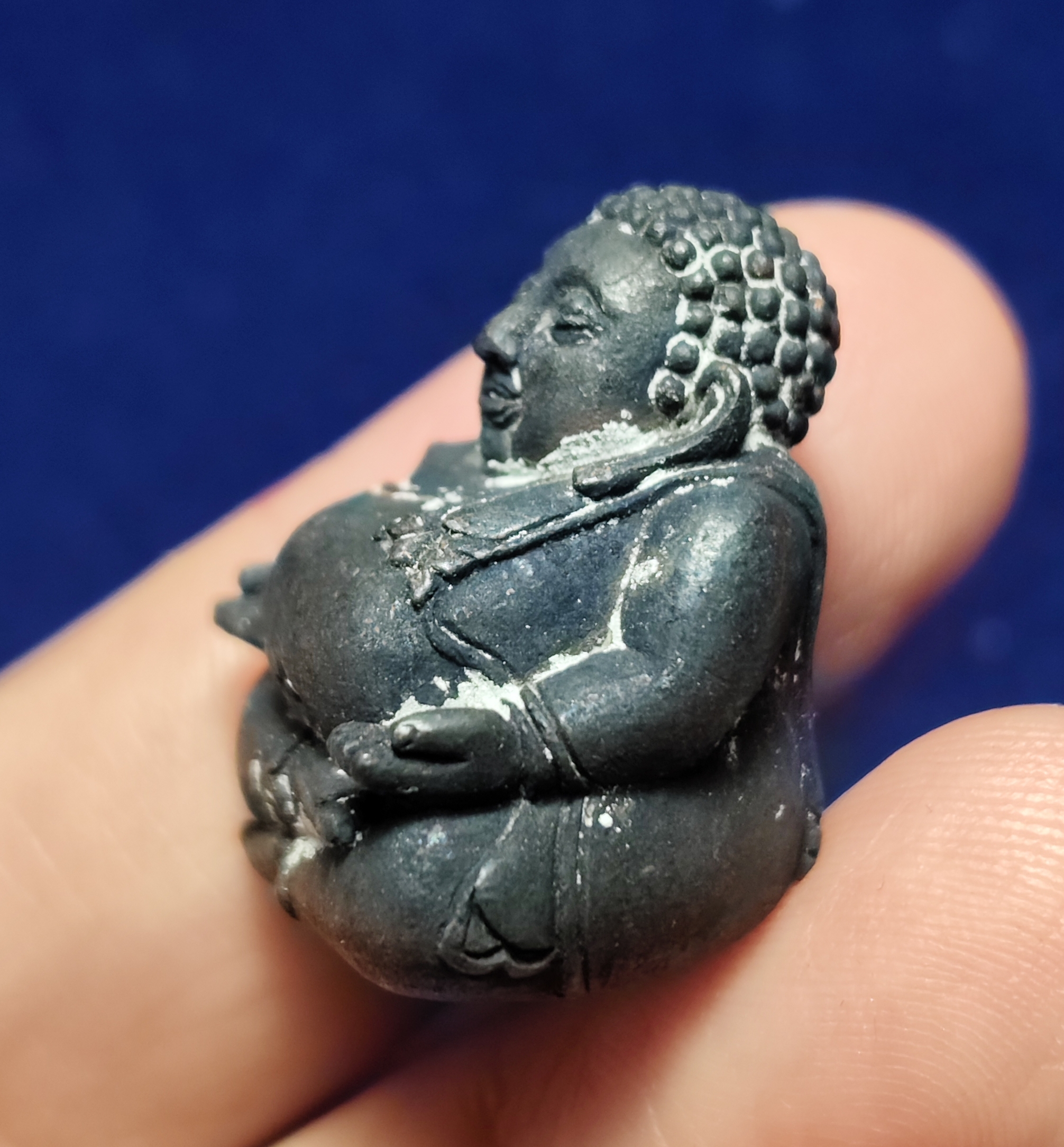 พระสังกัจจายน์ รุ่นแรก (เลขมงคล 652) หลวงปู่เกลี้ยง วัดโนนแกด จ.ศรีสะเกษ ปี2556 (เนื้อเหล็กน้ำพี้แก่ชนวนนวะ)