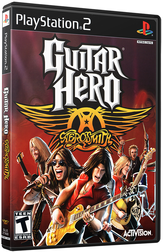 แผ่นเกมส์ PS2 : Guitar Hero - Aerosmith