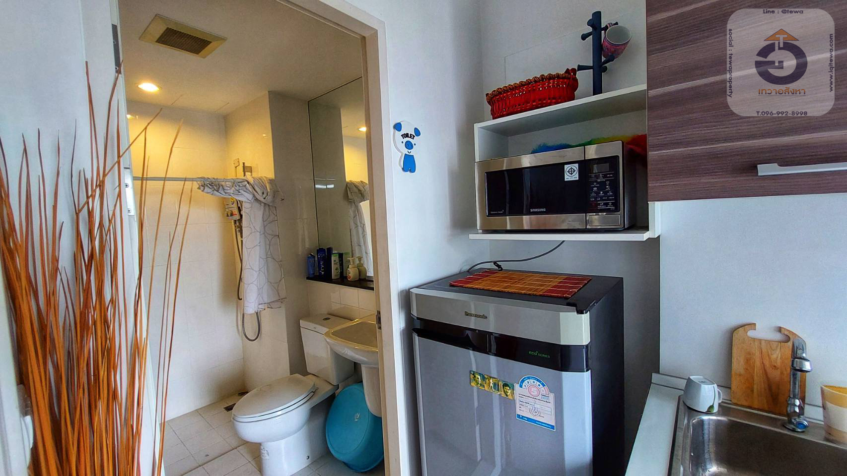 ขาย the tree bangpo station บางโพ สเตชั่น เป็นคอนโดมิเนียมติดรถไฟฟ้า มองเห็นโค้งแม่น้ำเจ้าพระยา ใกล้ MRT สถานีบางโพ วิวแม่น้ำ เฟอร์ครบพร้อมอยู่